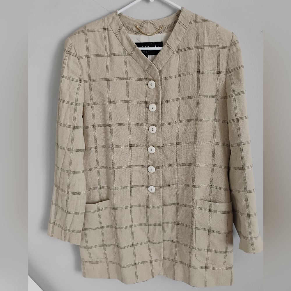 VINTAGE Louis Feraud Jacket Beige